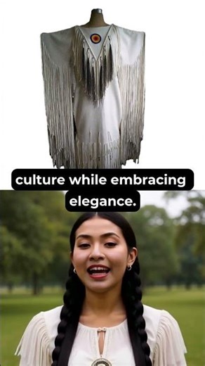 Native American Woman's Wedding Dress