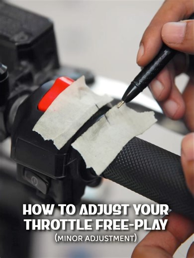 Aakash Dhawan | Bikes | Travel on Instagram: "How to adjust motorcycle throttle freeplay! #motorcycle (Throttle free play adjustment, motorcycle maintenance)"