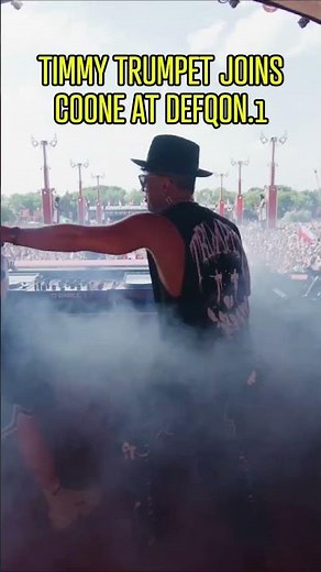 Were you there when Timmy Trumpet joined Coone on stage at Defqon.1!? 😱 #shorts