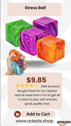 Stress Ball – Satisfying Squeeze 🎁 #fidgettoys