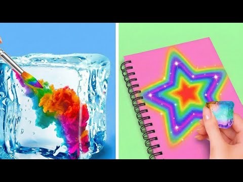 AMAZING ART HACKS & FUN SCHOOL DIYs 💖Ultimate Drawing Challenge ✏️Creative Tips