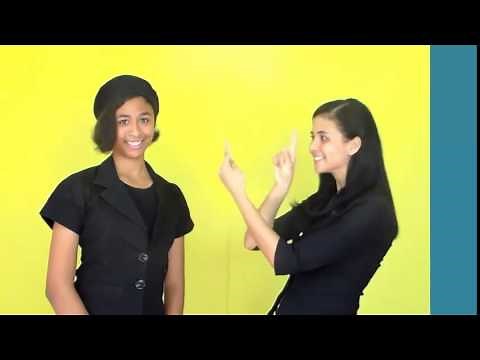 ASL Conversación inicial con una persona sorda.