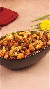 12K views · 41 reactions | Roasted Masala Nuts Recipe | Healthy...