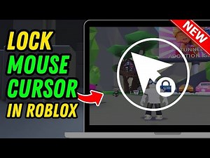 How To Lock Your Cursor In ANY Roblox Game | Roblox New Update