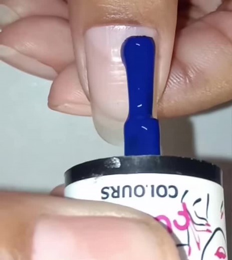 Nail Art Tutorial: Blue Polish with Intricate Designs