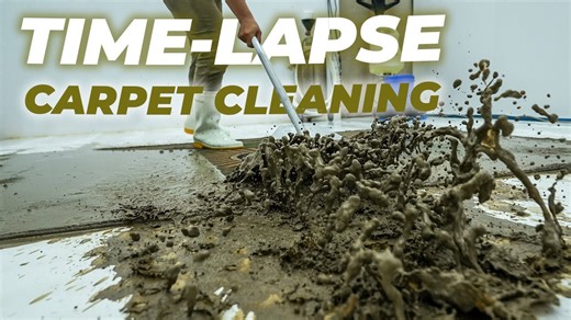 Ultimate Carpet Cleaning Timelapse – From Dirty to Clean with Relaxing ASMR Sounds!