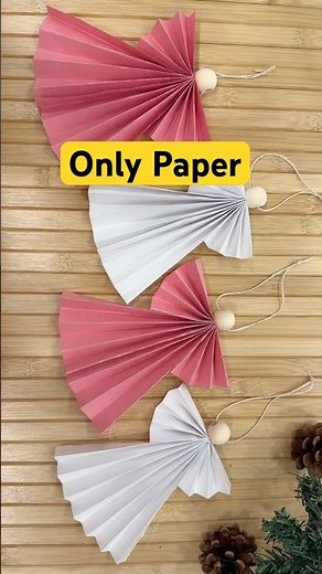 DIY Paper Angel 😇 | Easy Christmas Dec