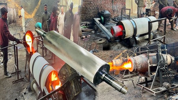 Epic Production of Heavy Duty Flour Mill Shafts in Action