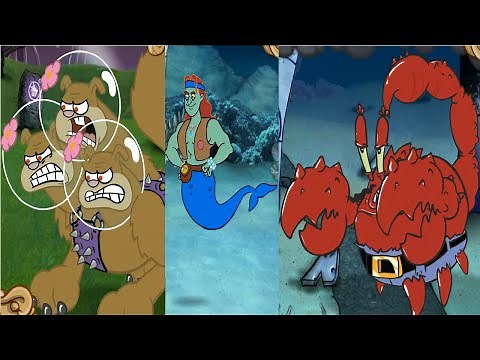 Spongebob and the Clash of Triton - All Bosses