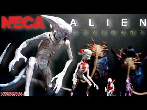 [White Alien] NECA Alien Covenant Series Neo-Morp & Creature Pack Unboxing Review!