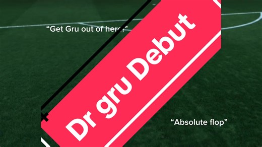 Dr Gru silences his haters in his first appearance and manages to prove he’s worthy for first team football #drgru #fc26 #careermode #fyp #viral