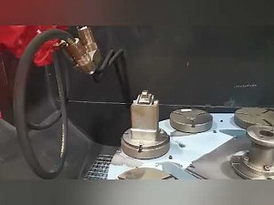 PEENTECH - Robot Shot Peening Machine + Enhanced Rotatable Table