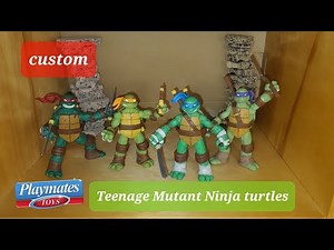 Nickelodeon Playmates Tmnt custom repaint