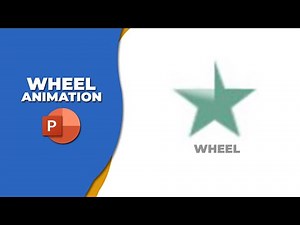 How to put a wheel animation in PowerPoint