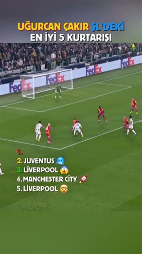 Uğurcan Çakır'ın Şampiyonlar Ligindeki En İyi 5 Kurtarışı 🧤