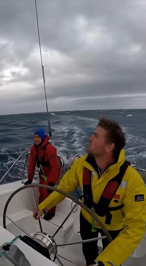 6.6K views · 33 reactions | Rigging wire snaps mid-sail causing mast to bend as crew fights to save the boat and reach port safely | Sea Stumbles | Facebook