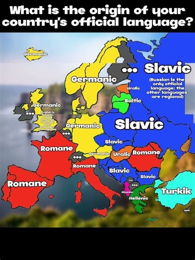 What is the origin of your country’s official language?