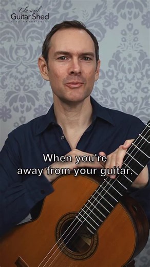 2.5K views · 166 reactions | Power Up Off the Guitar! Short on practice time? No worries! Here are 2 off-guitar exercises to boost your finger strength & dexterity ANYWHERE! The Giotto strum strengthens extensors, & “The Wave” stretches & loosens all those fingers. Do these for just a minute a day & feel the difference! #classicalguitar #guitarpractice #offtraining | Classical Guitar Shed | Facebook