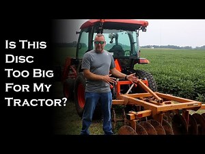 Testing My Woods 6 Foot Disc Behind My Kubota L3560 - #58