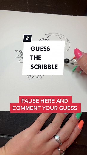 guess the scribble is BACK! #scribbleart #glasspenart #glasspen #guessthescribble