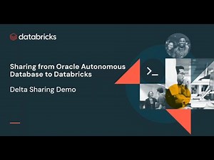 Delta Sharing Demo: Quickly access Oracle Autonomous Data in Databricks