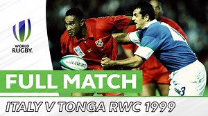 28K views · 155 reactions | Tonga's late show!  Watch the classic RWC 1999 Pool Stage encounter between Italy and Tonga in full.  | Rugby World Cup | Facebook
