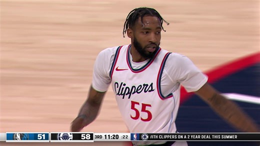 123K views · 943 reactions | Derrick Jones Jr. switches hands in midair for the finish  DAL-LAC 2nd half NOW on NBA TV  | NBA TV | Facebook