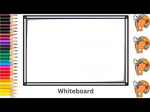 Whiteboard - Sketch Art and Paint | Step by step tutorial | Pencil to Palette