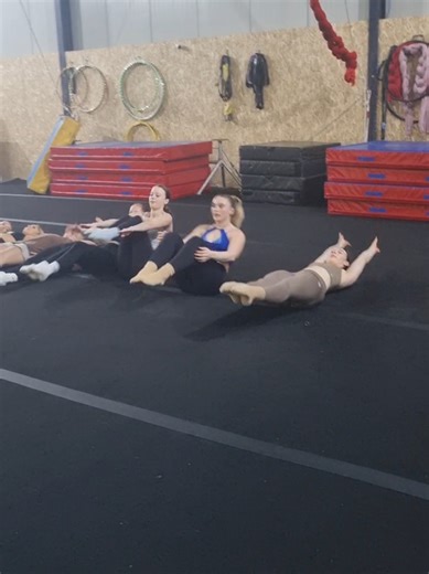 Come and do the Mexican wave with us #TBA #dance #circus #warmup #exercise
