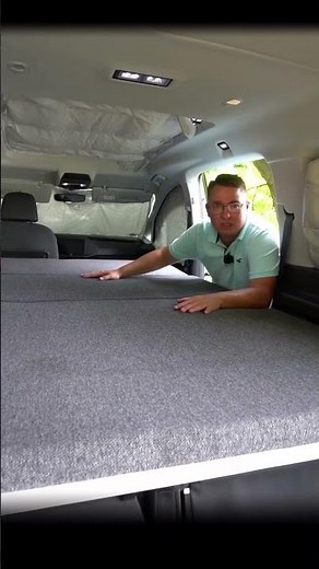 60 Second Review - VW Caddy California im Check #shorts #caddycalifornia