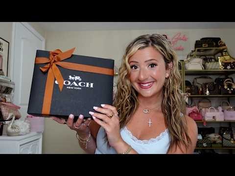 NEW COACH DROP HANDBAG UNBOXING! (Dark Chocolate edition) 🍫