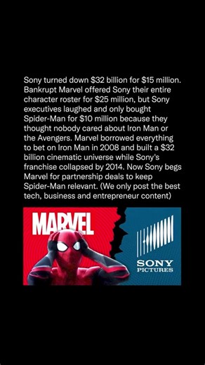 Sony’s $32B Marvel Blunder: Laughed Off Heroes for Spider-Man Scraps