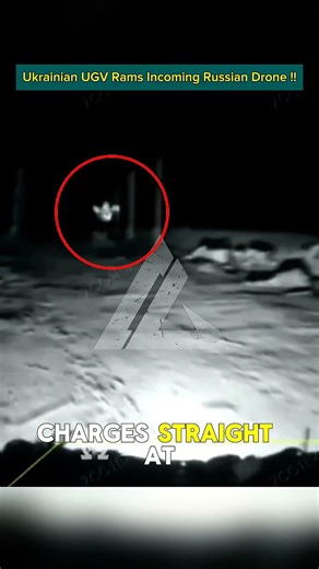 Russian FPV Drone Failed To Detonate During Impact With UGV