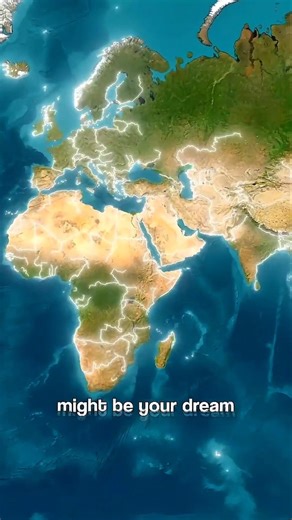 இவை தான் உலக மக்கள் குடியேற முயற்சி செய்யும் நாடுகள் #shorts #trending #map