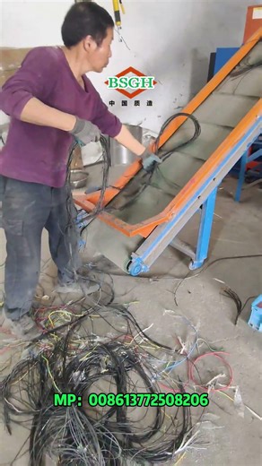 Ultra Fine Wire Recycling: Copper Granulator Machine with Electrostatic System