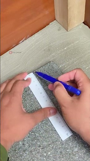 Perfect Ceramic Corner Finish – Clean Tile Installation Around Column #ceramic #tiling