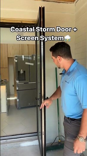 Coastal Storm Door from Panoramic Doors