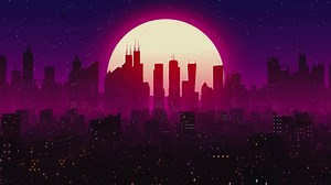 PC  Synthwave Skyline Live Wallpaper Free