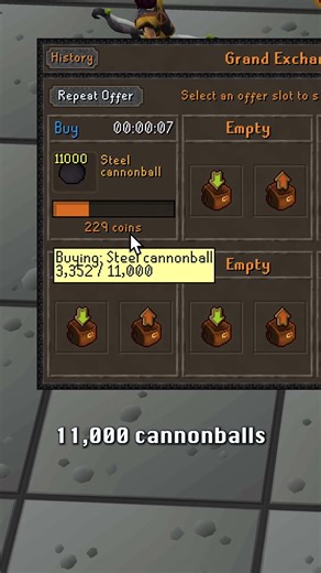 Flipping High Volume Items on OSRS 💰🍃⚔️ #osrs #oldschoolrunescape #gaming