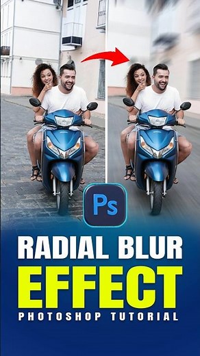 Speed Burst Blur Effect 🚀 Photoshop Tutorial