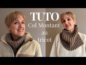 High-neck snood - Easy, quick tutorial, ideal for beginners