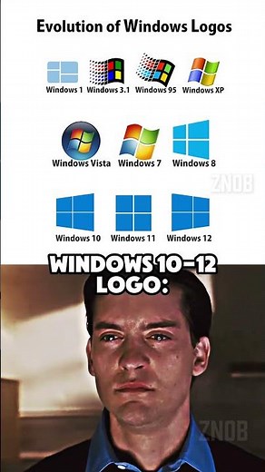 Windows logo evolution 🪟