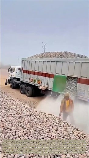 Unloading Crushed Stone Mid-Drive: How Mobile Dumping Streamlines Rural Road Construction