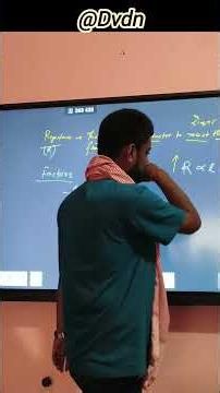 Resistance and resistivity #electricity #current #physics #physicswallah #khansir