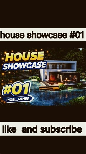 Minecraft House Showcase #01 | Modern Lake House in 30 Seconds #minecraftbuild #gaming #gaming