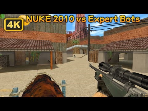 ⚠️ CS 1.6 Nostalgia – Nuke 2010 vs Expert Bots [No Commentary | 4K 60FPS]