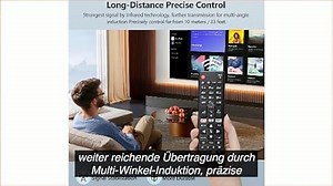 OMAIC Universal-Ersatz für LG-Smart-TV-Fernbedienung, Neue verbesserte Infrarot LG TV-Fernbedienung AKB75095308 AKB75095307 AKB74915324, mit Hotkey-Tasten