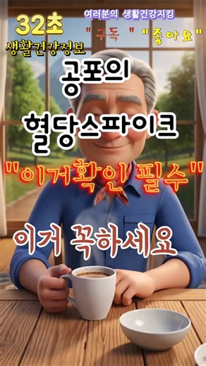 잠깐! 식후 믹스커피 마시다 혈관 터집니다! (혈당 스파이크 예방법)#5060건강 #혈당스파이크 #당뇨예방 #식곤증 #중년남성 #식단관리 #혈관건강