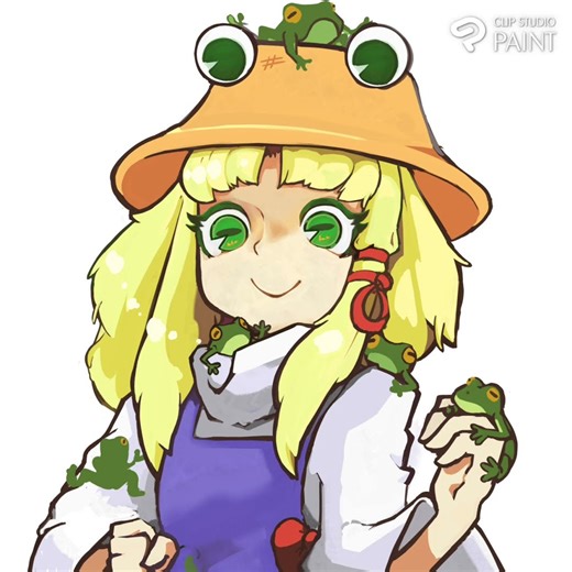 Suwako fan art from Touhou Project