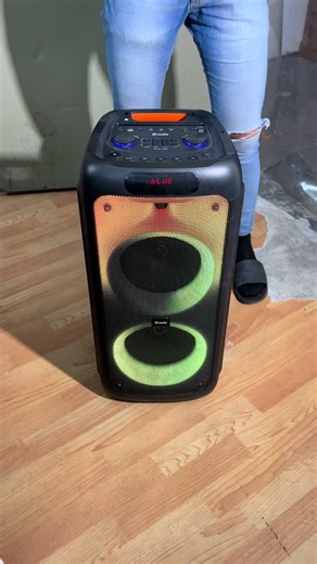 Brudu Bluetooth Karaoke Speaker: RGB Lighting & Wireless Microphone